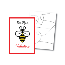Printable Bee Valentines Cards | KateOGroup