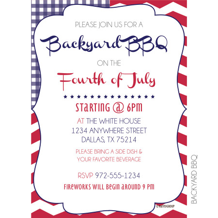 Red, White & Blue Invitation | KateOGroup