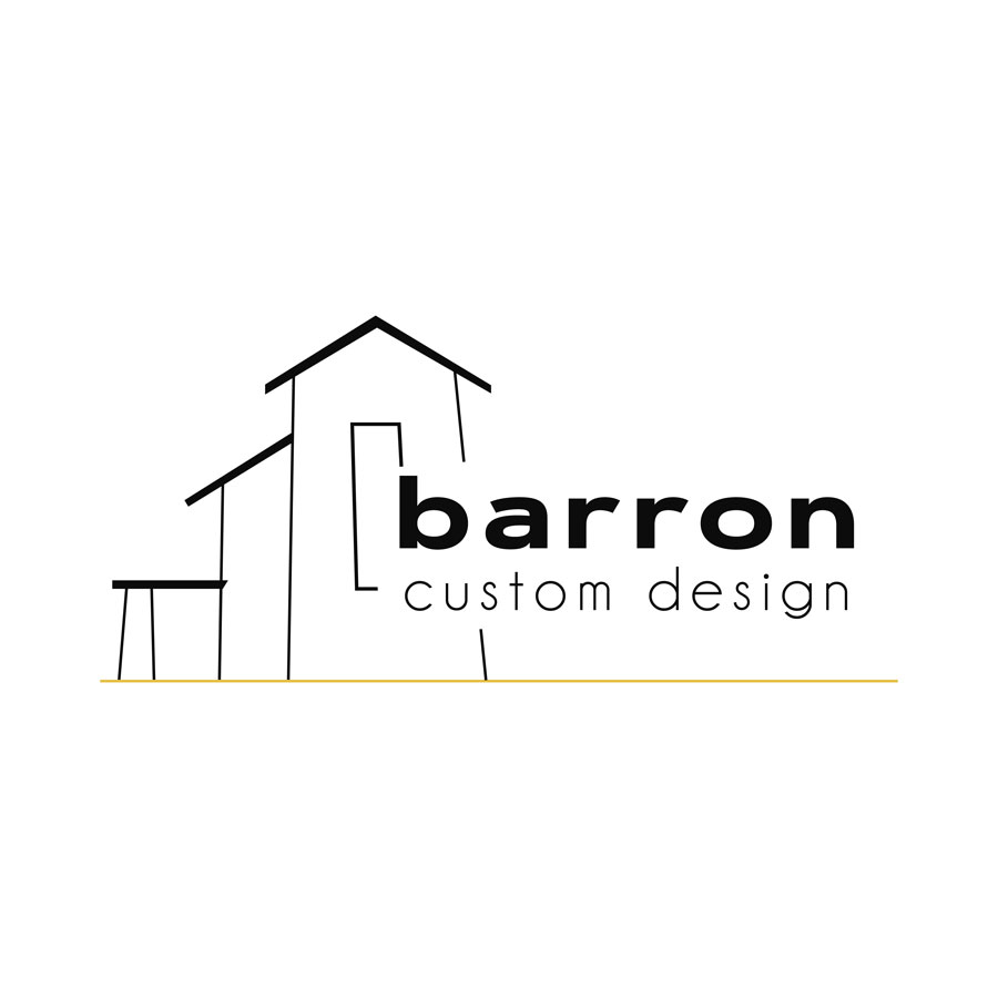 Custom Logo Design by KateOGroup, LLC for Barron Custom Design