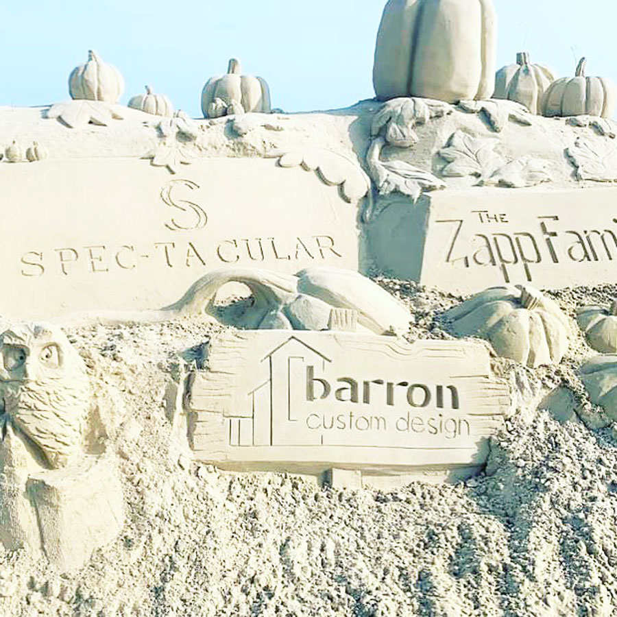 Barron-Custom-Design-Logo-in-Sand